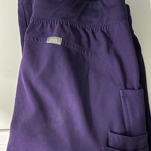 Purple Figs scrub pants